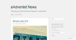 Desktop Screenshot of eadventistnews.com